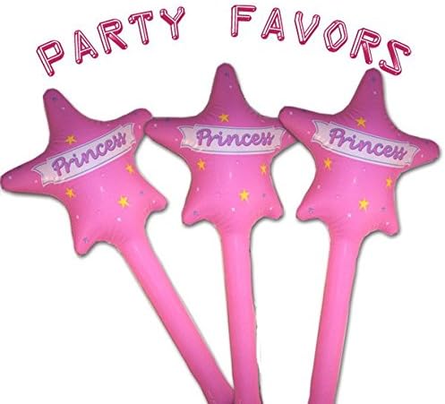 Princess Inflatable Wands 15" (Pack of 15)