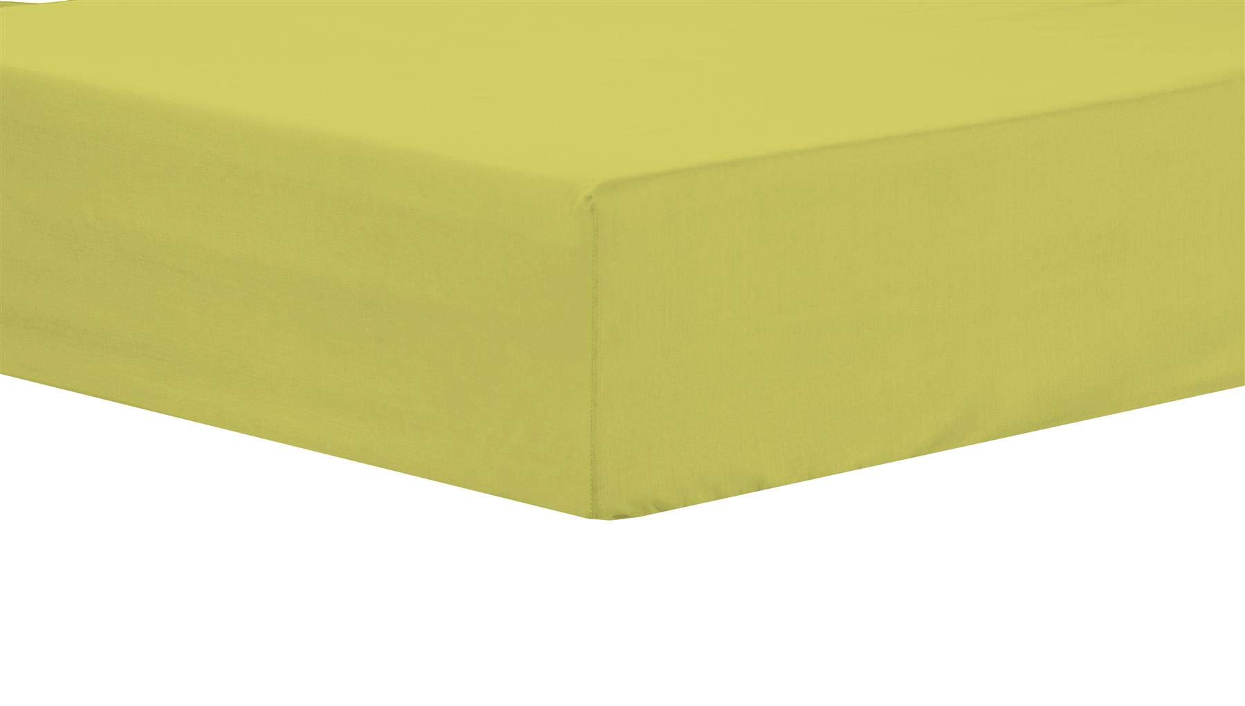 Olivia Rocco Extra Deep Fitted Sheets 40 cm (16") Easy Care Deep Box Bed Sheets, Double Ochre