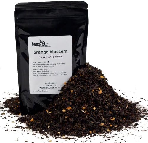 Teas Etc Orange Blossom Loose Leaf Oolong Tea 16 oz