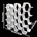 KLOUD City Household White Plastic Partition Bee Style Underwear Socks Bras Ties Belts Scarves Drawer Divider Cabinet Clapboard (White)