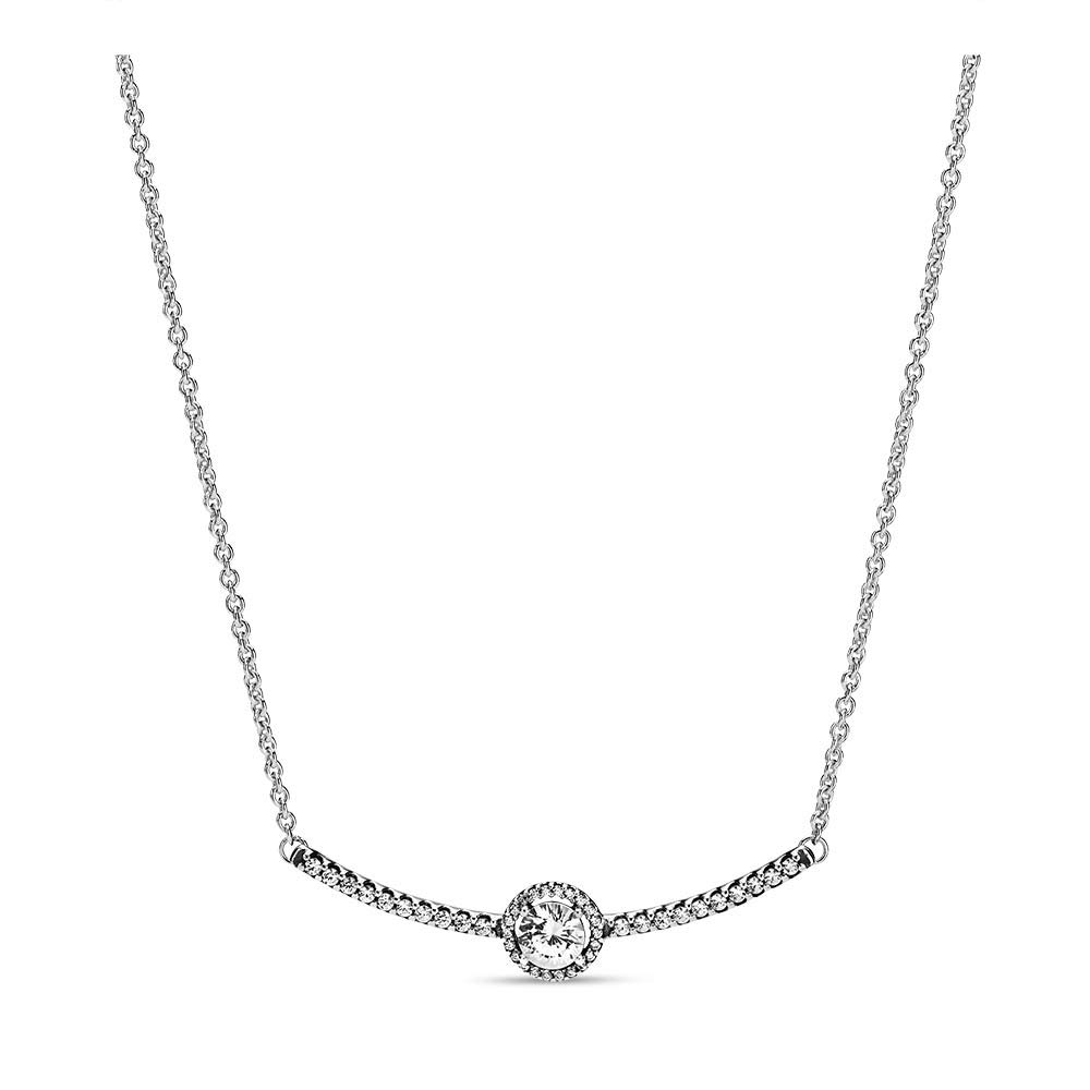 Pandora Women Silver Pendant Necklace 398490C01-45
