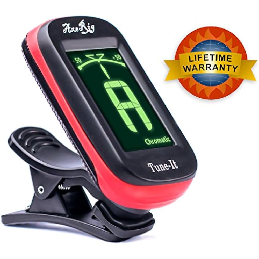 ClipOn Chromatic Guitar Tuner For Acoustic, Bass, 6 & 12 String Guitars, 820103100465 eBay