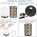 Essential Oil Diffuser,SALKING Metal Oil Diffuser,260ml Aromatherapy Diffusers Retro Handmade Metallic Craft Office Diffuser,7 Color LED Lights Oil Diffuser Cool Mist Humidifier for Home Baby Office