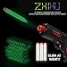 ZHIHU Official 110-Dart Different style EVAFoam Darts with Blue&Green Round Head and Glow in the Dark White Darts Refill Pack for Any Kid N-Strike Bullets Elite Blasters Toy Gun(Hole - Speed)