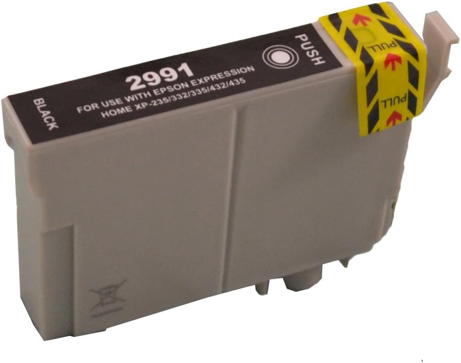 Compatible High Capacity Epson 29XL Black Strawberry Ink Cartridge T2991 Ink for The Epson XP235, XP245, XP247, XP332, XP-335, XP342, XP345, XP352, XP432, XP435, XP442, XP445, XP452 & XP455