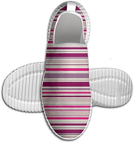 Pink Stripe Shoes Lightweight Sports Trail And Road Running, Fitness, Athletic Barefoot-inspired Shoe For Men