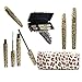 Black Leopard Fiber Mascara Eye Lashes Makeup New Long Curling Eyelash New