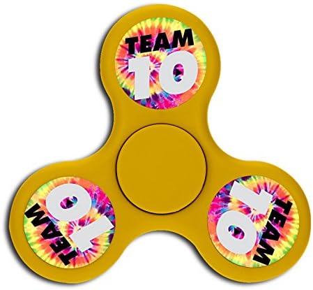 Tie Dye Jake Team 10 Paul Triangle High-speed Finger Fidget Spinners Toy for ADD, ADHD, Anxiety, Adult &amp; Children