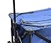 Sunjoy Wheeled Collapsible Beverage Cooler in Blue