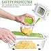 Vegetable Chopper - LOVKITCHEN Vegetable Grater with 11 Interchangeable Stainless Steel Blades - Heavy Duty Multi Fruit Cheese & Onion Chopper Dicer Kitchen Cutter