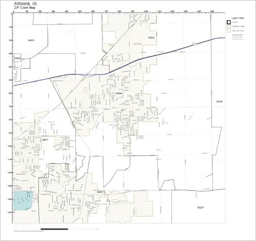 Altoona Zip Code Map Zip Code Wall Map Of Altoona, Ia Zip Code Map Not Laminated: Amazon.com:  Office Products