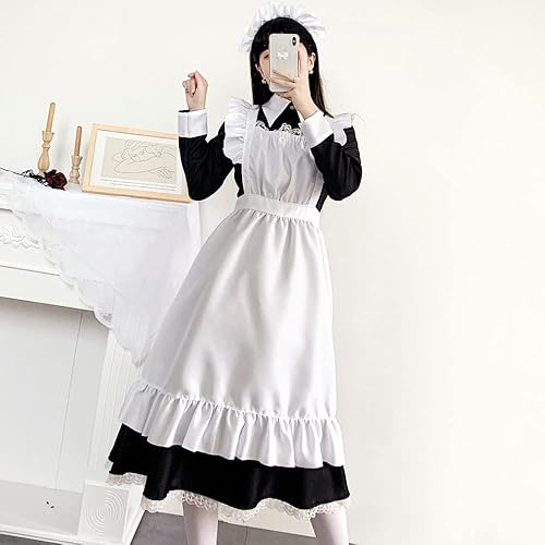 Wannsee Anime Franse meid schort Lolita Fancy Dress Cosplay