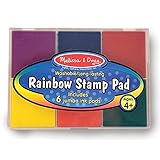 Kitchen MELISSA & DOUG RAINBOW STAMP PAD (Set of 6) Book