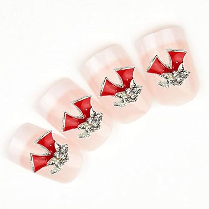 Amuster Ornement De Noël Faux Ongles Coque Intégrale Naturel