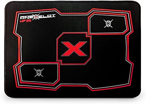 ONEXELOT MP-25-Z Gaming Mouse Pad,Waterproof, Stitched Edges, Ultra Thick Silky Smooth