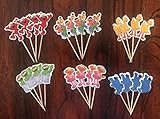 Sesame Street Elmo Cupcake Toppers Sesame Street Birthday Party Supplies set 24