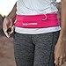 Build & Fitness Running Belt Waist Adjustable, Comfortable Slim with Key Clip - Fits Fuel Gel, iPhone 6,7,8plus,X, Samsung S7,S8,S9 - for Men, Women, Runners, Jogging, Gym, Yoga, Workout, Sports