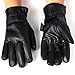 Alpine Swiss Mens Gloves Dressy Genuine Leather Warm Thermal Lined Wrist Strap BLK M