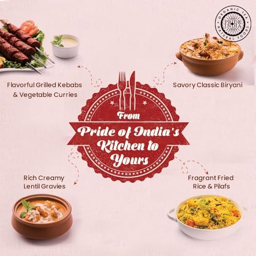 PRIDE OF INDIA – INDIAN BIRYANI MASALA SEASONING SPICE – 2.40 OZ. SMALL DUAL SIFTER BOTTLE – GOURMET SPICE BLEND – IDEAL FOR LAYERED VEGETABLE AND MEAT PILAF – SUITABLE FOR VEGETARIANS & VEGANS