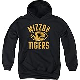University of Missouri Official One Color Mizzou Tigers Logo Youth Kids Boy/Girls Pull-Over Hoodie Sweatshirt