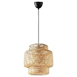 IKEA 703.150.30 Sinnerlig Pendant Lamp, Bamboo