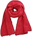 Outdoor Red Neck Scarf Warm Knit Scarves Red Neck Scarf Knitted Winter Scarves
