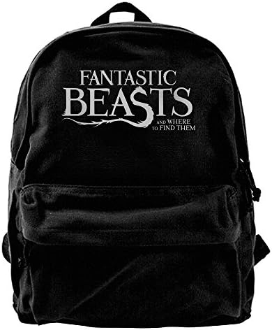 VCARETF Canvas Backpacks Fantastic Beasts And Where To Find Them Canvas Backpack Travel Rucksack Backpack Daypack Knapsack Laptop Shoulder Bag