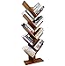 COPREE Bamboo 9-Shelf Tree Bookshelf Book Rack Display Storage Organizer Bookcase Shelving Free Standing Bookshelves for CDs, Movies & Books Holder