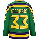 Mighty Ducks Movie Hockey Jersey 90S Hip Hop Adults Clothing for Party, Stitched Letters and Numbers