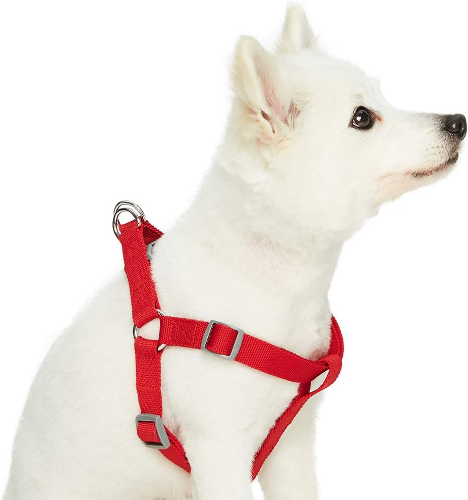 Amazon Brand Umi Classic Solid Color Dog Harness, Chest Girth 67cm98cm, Red, Large