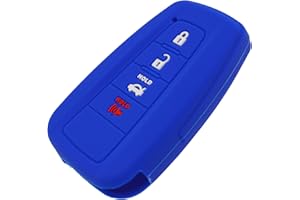ZORRATIN Silicone Remote Key Fob Cover for Toyota Camry XLE XSE LE SE Corolla Avalon C-HR Highlander Prius RAV4 4Runner Prado