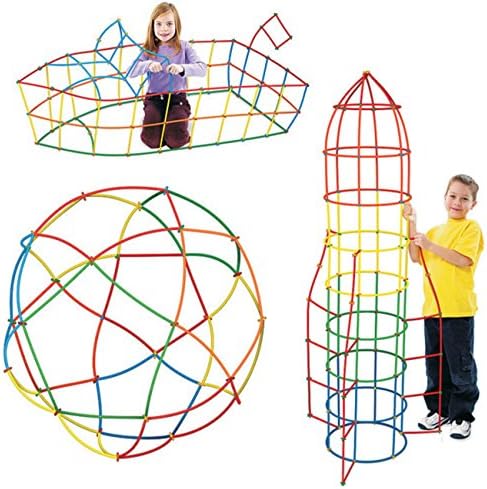 Newsfana 4D Space Building Blocks Tube Assembly , Children Building Creative Educational Toys