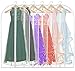 FABISON Garment Bags 60 Inch Lightweight Suit Bags Proof Clear Garment Covers Bags with Full Zipper Storage for Suits Dresses Pack of 6