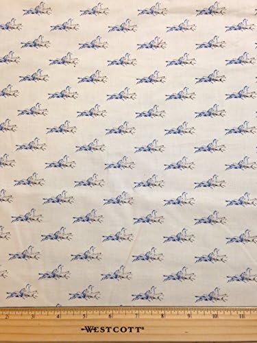 1/2 Yard - "Galloping Horses" Fabric - by Judie Rothermel (Great for Quilting, Sewing, Craft Projects, Throw Pillows &amp; More) 1/2 Yard X 44" Wide