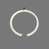 Generic Zephyr's Market 360&deg; Plant Watering Rings Round Water Ring - Plant Drip Irrigation Rings for Even Watering (4"", 6"", 8"") (6in), White, ZM_Halo_V1