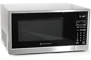 West Bend 3-in-1 Microwave Air Fryer Convection Oven 1000-Watts with 10 Power Levels and 12 Presets, Speed Defrost, Electronic Control Panel and Glass Turntable, 1.3 Cubic Feet, Stainless Steel
