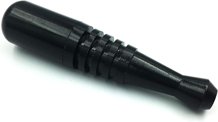Portable Baseball Pipe with 5 Filters, 3 in 1 Cleaning Tool, Delicate Velvet Bag (Black)