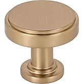 Jeffrey Alexander 1-1/4" Overall Length Satin Bronze Richard Cabinet Knob