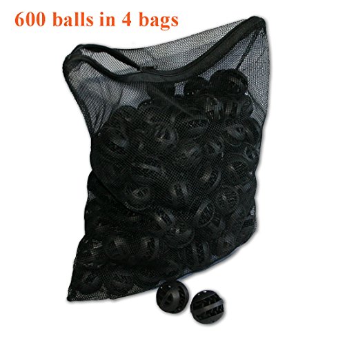 AQUAPAPA BB600 1.25" Bio-balls Filter Media for Fish Pond Waterfall Fountain