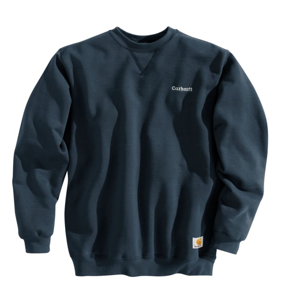 Carhartt Men's Loose Fit Midweight Crewneck Sweatshirt, New Navy, XL