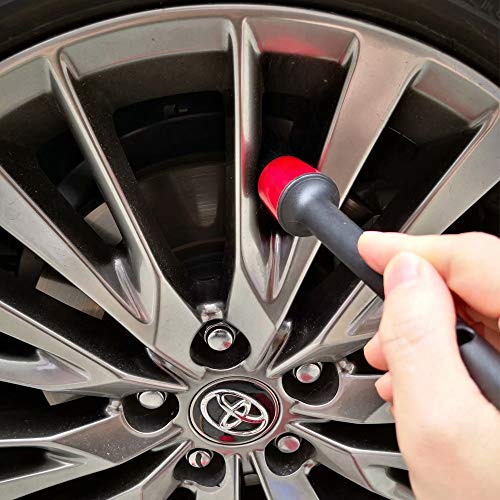 image for IPELY 5 Pack Detailing Brushes for Cleaning Engines, Wheels, Interior,