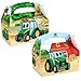 Johnny Tractor Empty Favor Boxes (4 count) Party Accessory