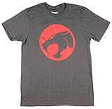 Bioworld Men's Thundercats Logo Tee, Charcoal, Medium