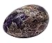 Harmonize Oval Shape Lace Amethyst Ameshist Stone Decorative Paperweight Reiki Healing Crystal Table Decor