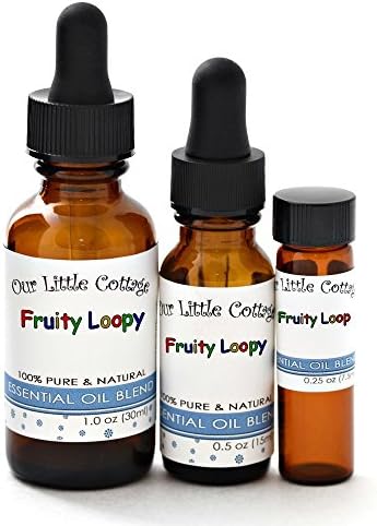 Fruity Loopy Essential Oil Blend, Citrus Blend, Lemongrass, Bergamot, Grapefruit, Air Freshener, Citrus Oil, 0.5 oz, Diffuser Blend