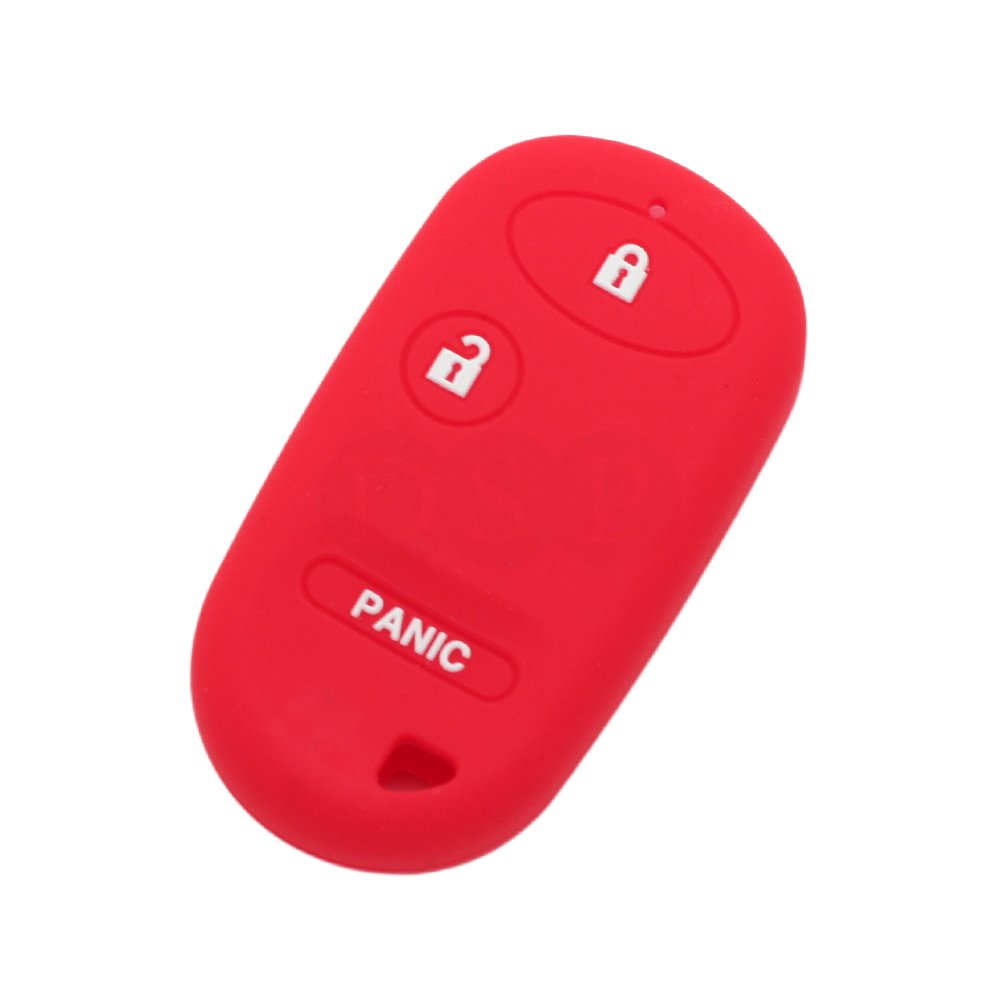 BROVACS Silicone Cover Protector Case Holder Skin Jacket Compatible with HONDA 2+1 Button Remote Key Fob CV2208 Red