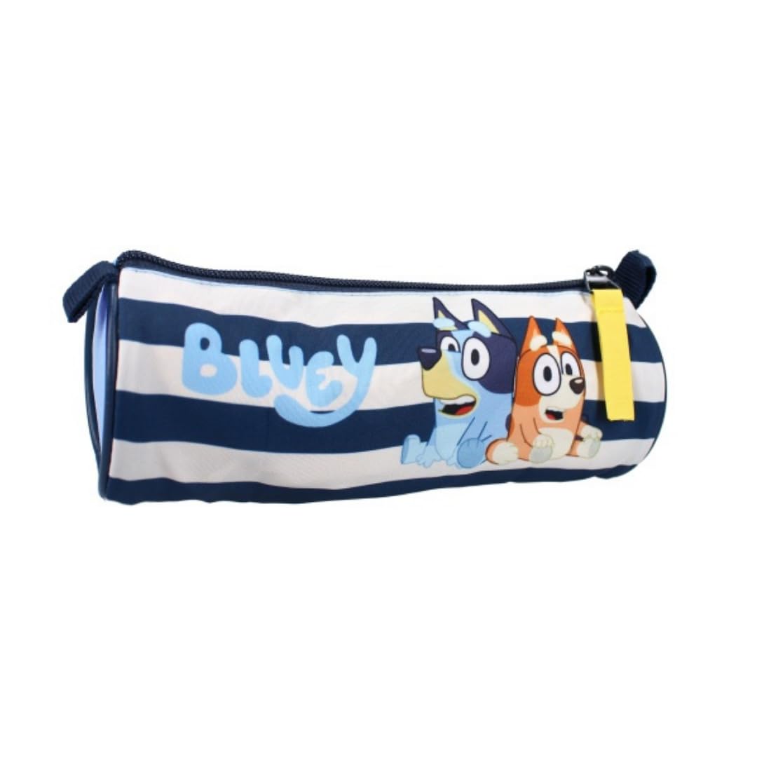 mybagstory - Bluey Pencil Case - Blue - Child - School - Primary - Kindergarten - Daycare - Boys Pencil Case - Size 21 cm, Blue, 21 cm, Classic