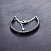 IBLUE Jewelry Heart Charms Bracelets Stainless Steel 4 Color Available Chanis Bangles