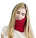 trtl Pillow - Scientifically Proven, Super Soft Neck Support Travel Pillow - Lightweight and Machine Washable - Ergonomic Design for Traveling on Airplanes, Cars, and Trains - Red