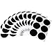 Chalkzies Removable Chalkboard Labels • 2.6 Inch Circles • 72-Pack • Perfect Size for Wide Mouth Canning Jar Lids